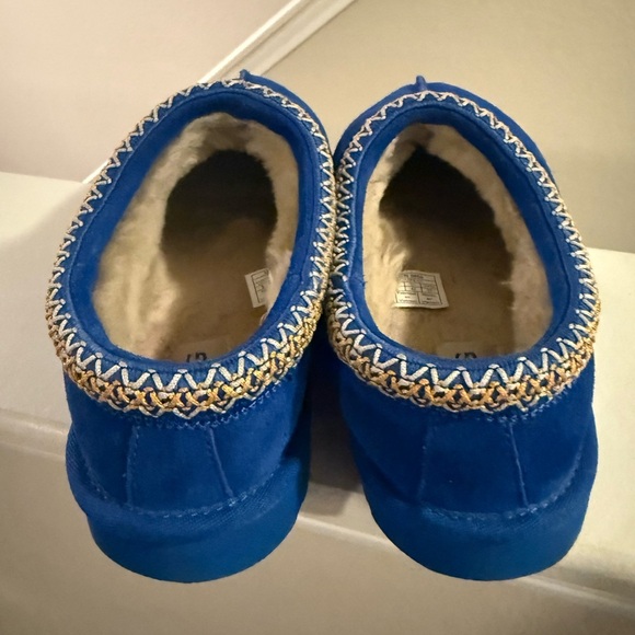 UGG MEN TASMAN CLASSIC BLUE SHEARLING LINED SLIPPERS US 9/ EU 42 / UK 8
